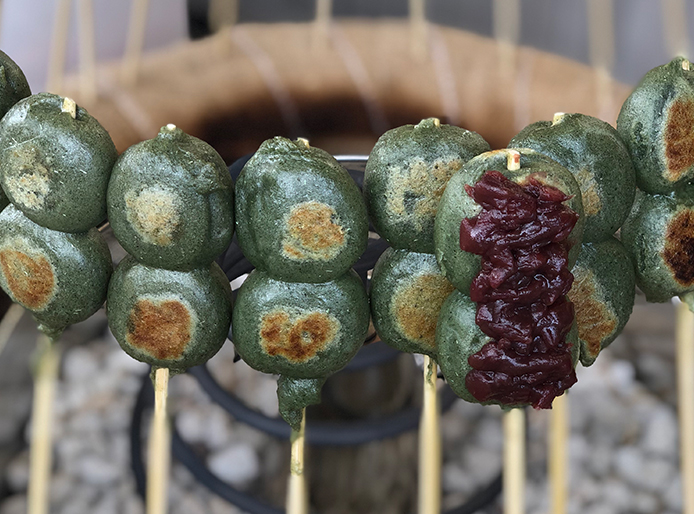 焼き団子 よもぎ